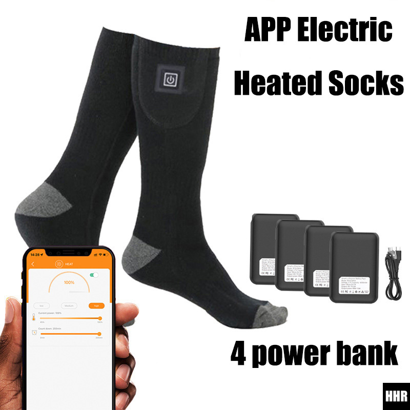 Thermal Sock Winter - Inteligentne skarpety grzewcze sterowane aplikacją, 5000mAh,