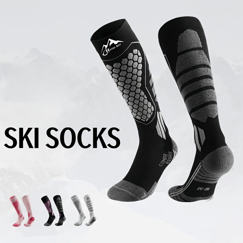 Thermal Sock Winter - Unisexowe Grube Skarpety Narciarskie Szybkoschnące Termiczne
