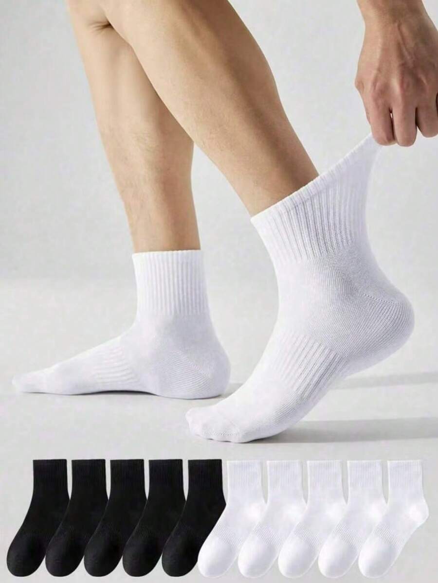 Ankle Sock Low Cut - 10 par męskich ultracienkich, oddychających skarpet