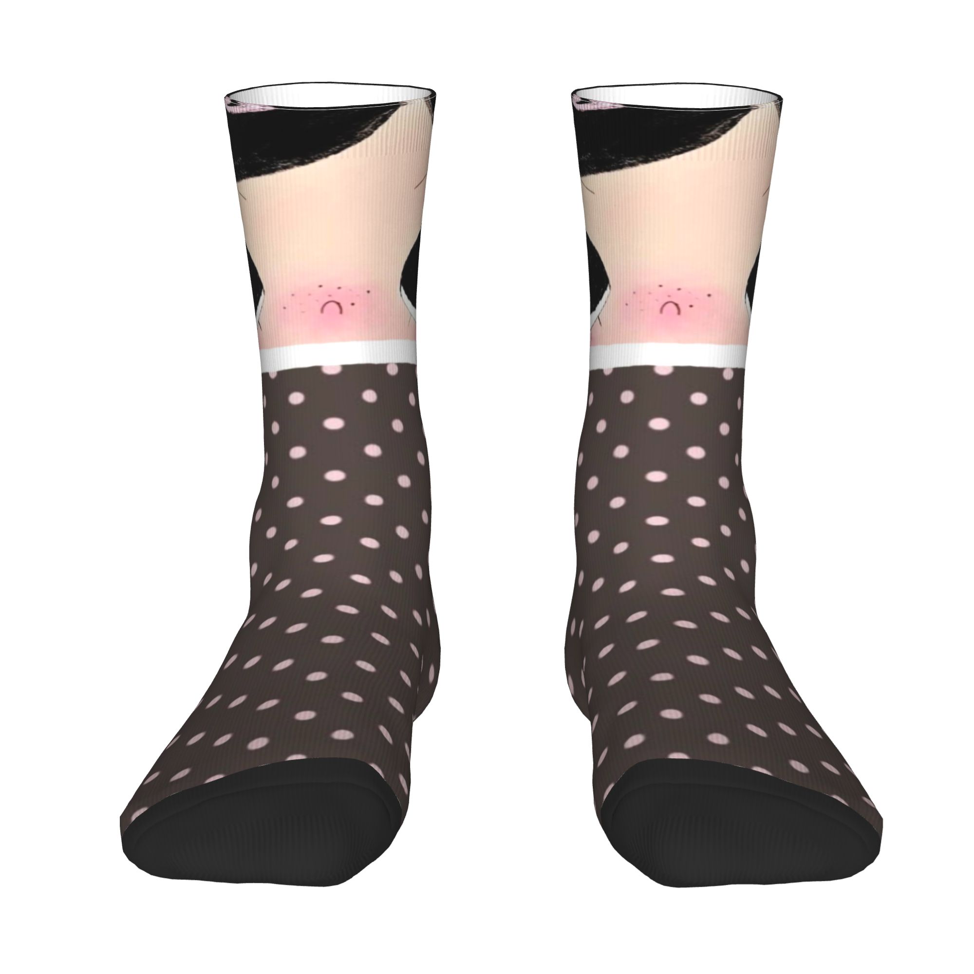 Dress Sock Men - Skarpetki unisex z motywem dziewczyny z