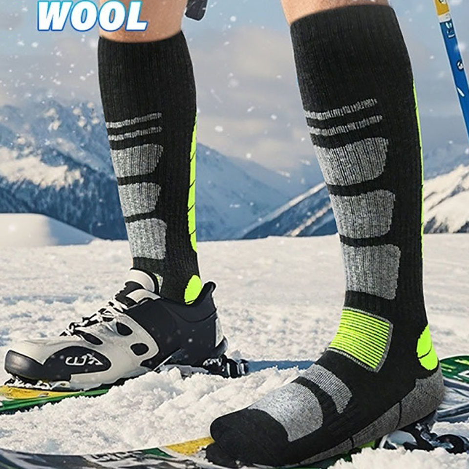 Wool Hiking Sock - GTUBIKE Skarpety Termiczne z Wełny Merino