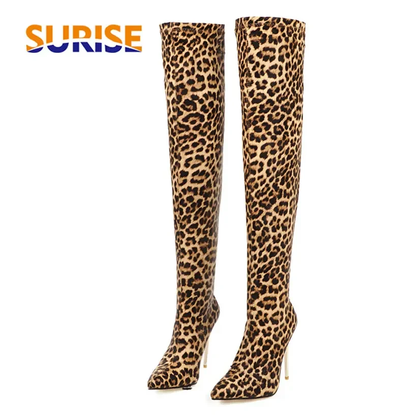 Plus Size Stretch Leopard Over – No Show Sock Women recenzja i cena